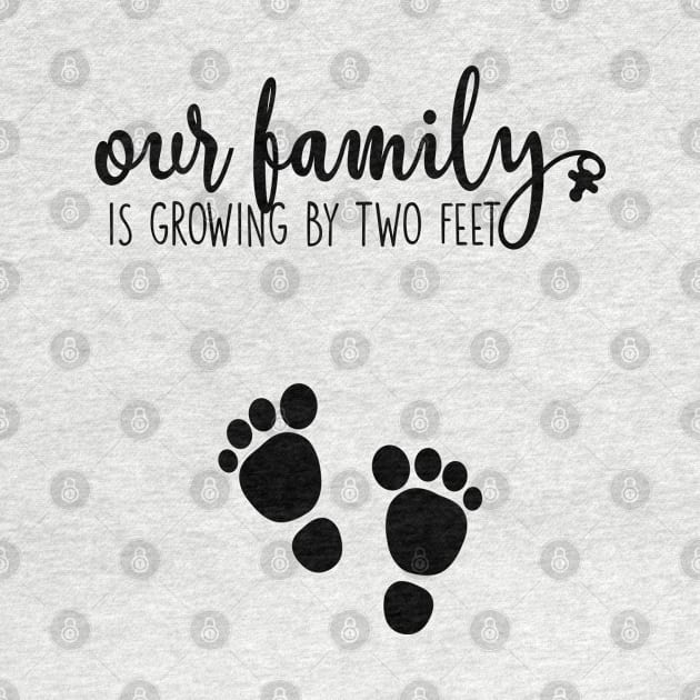 Our family is growing by two feet by TheBlackCatprints